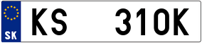 Truck License Plate